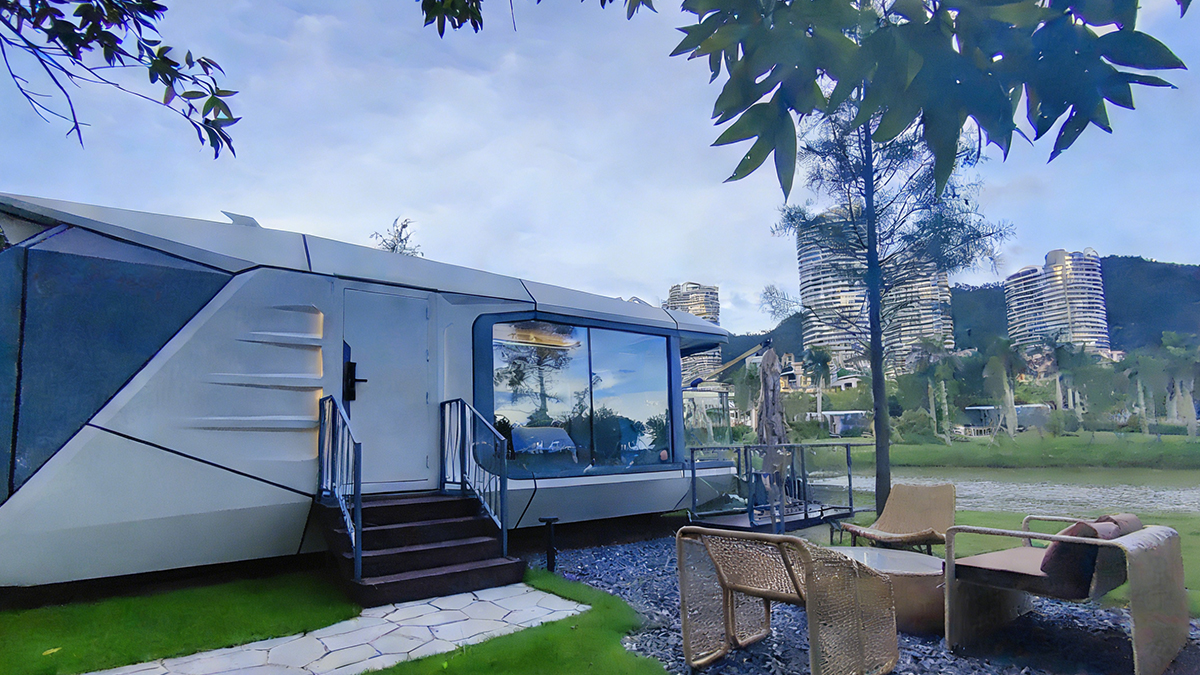 Capsule House Modular Architecture for Coastal