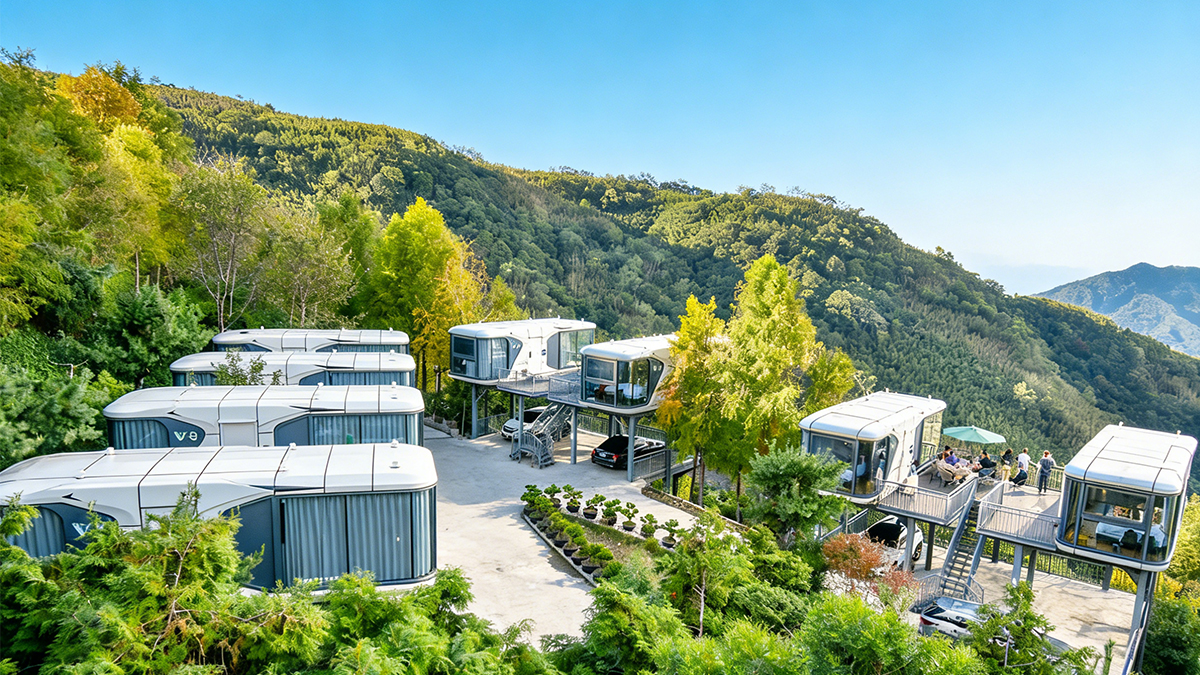 Advantages of Resort Space Capsule Houses