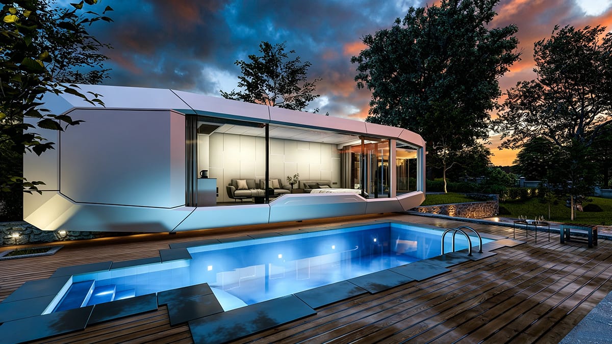 Modern Space Capsule Houses