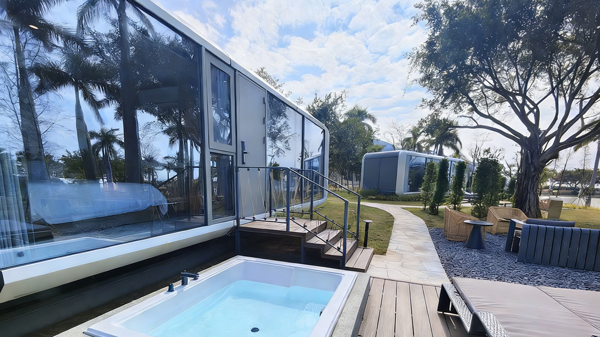 Space Capsule House Smart Technology