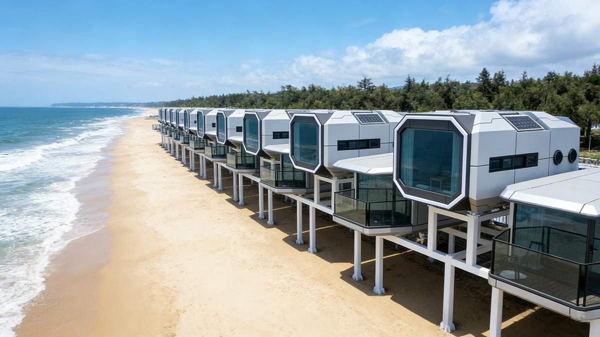 Prefab Resort Capsule House Design