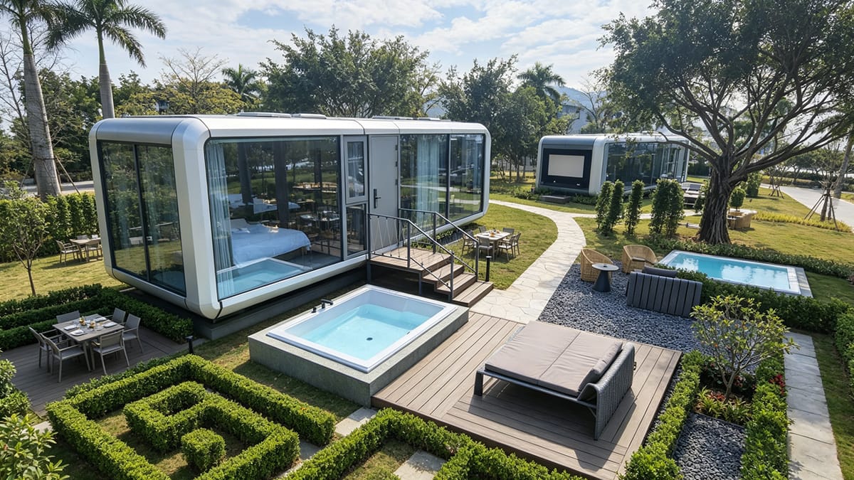 Luxury Capsule Houses for Resort Living