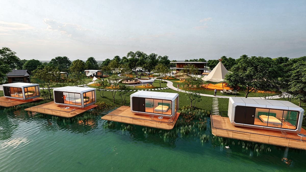 Luxury Glamping Pod for Scenic Resorts