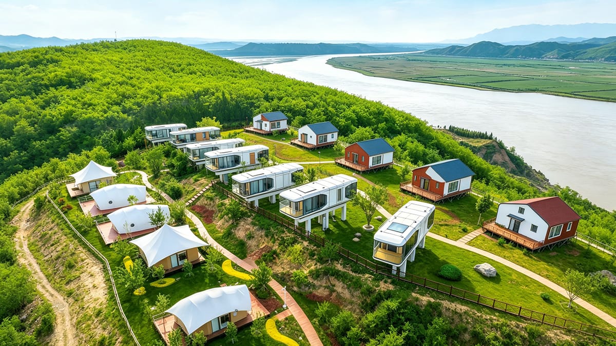 Modern Capsule Houses Versus Traditional Resort Cabins