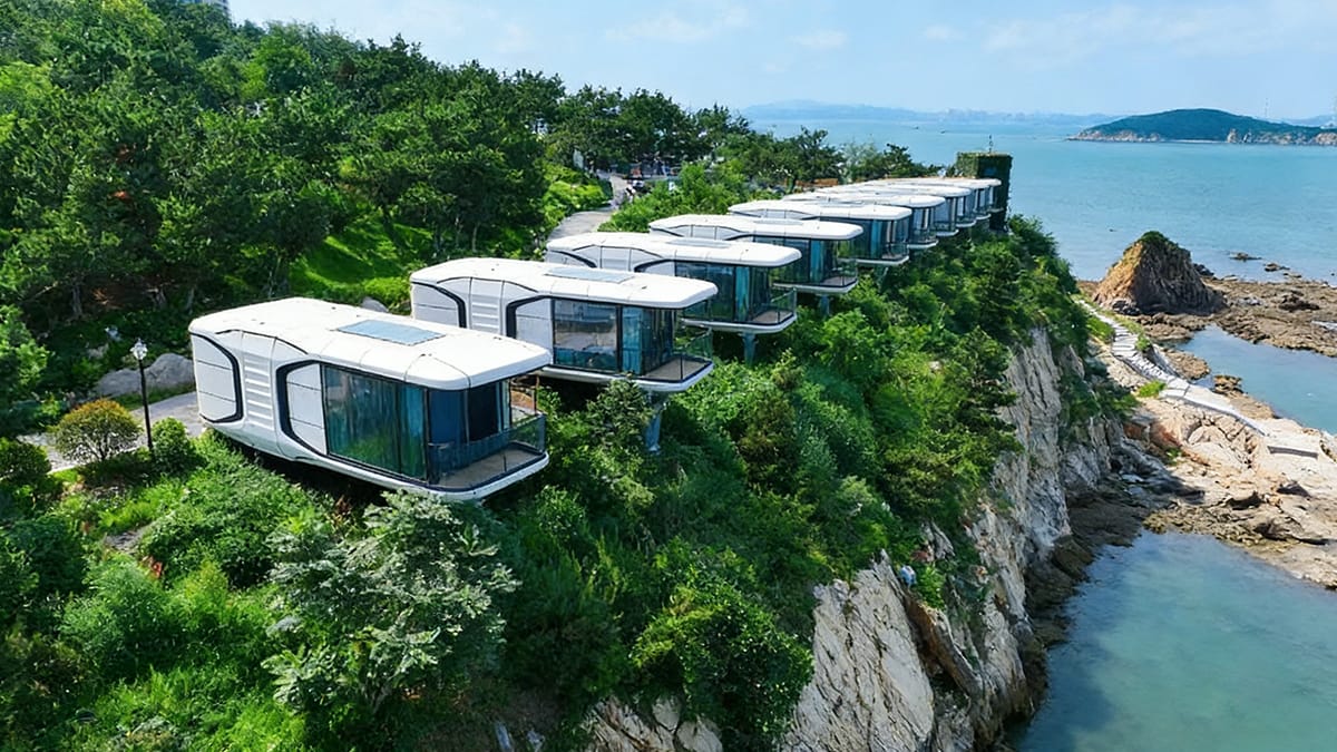 Off Grid in a Capsule House