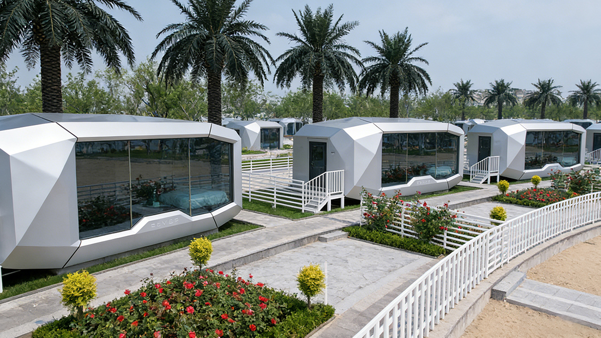 Prefab Glamping Capsule Pod Features