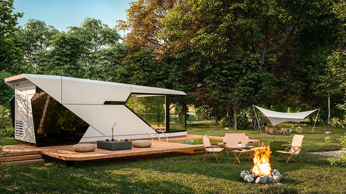 Prefab Glamping Capsule Pods