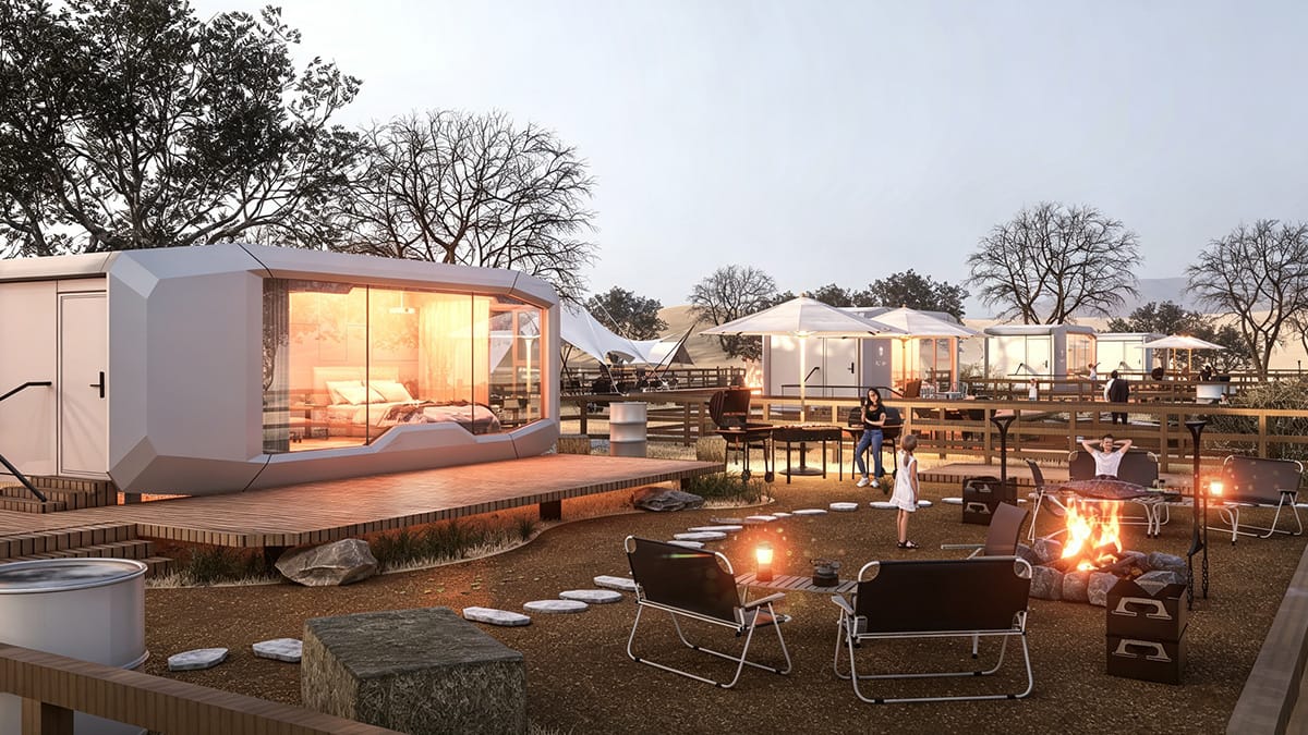 Modern Capsule House For Resort Eco-Friendly