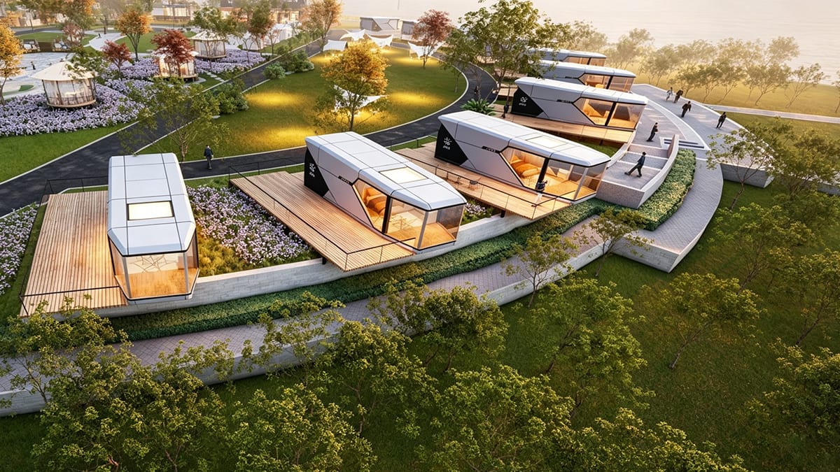 space capsule tiny houses
