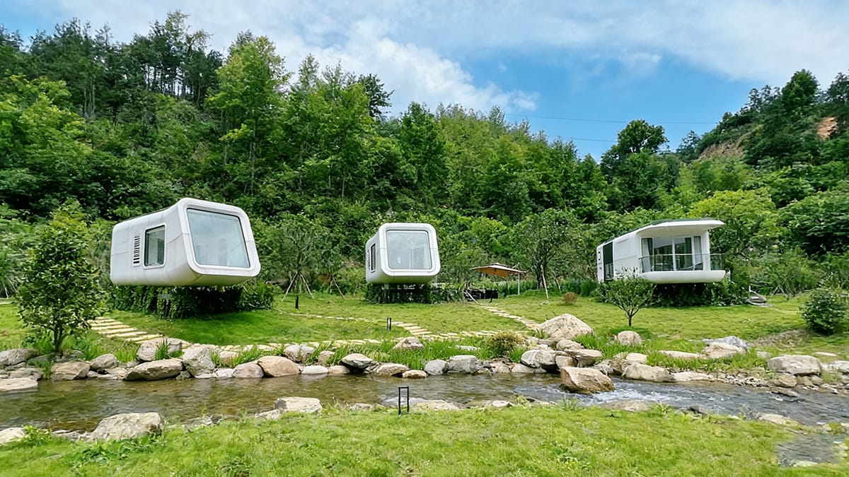 Capsule Houses Camping Pods