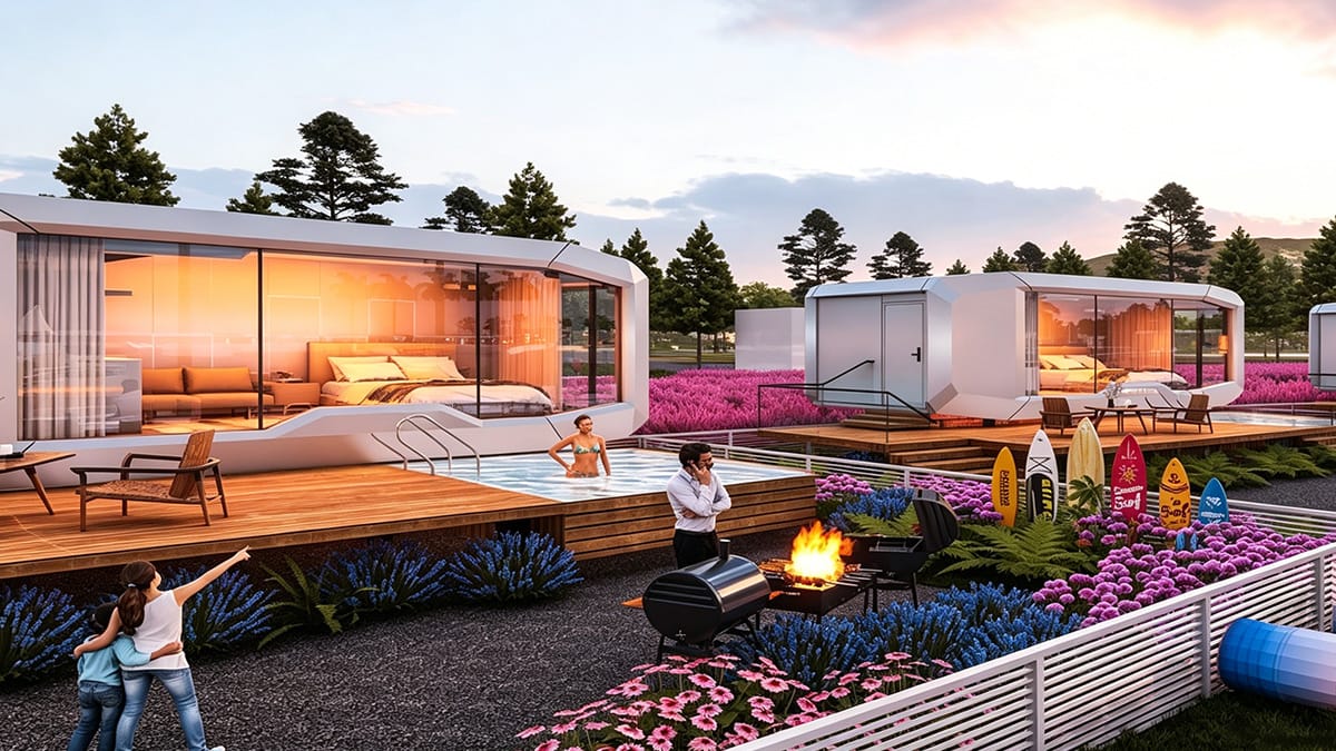Capsule Houses Glamping Resorts