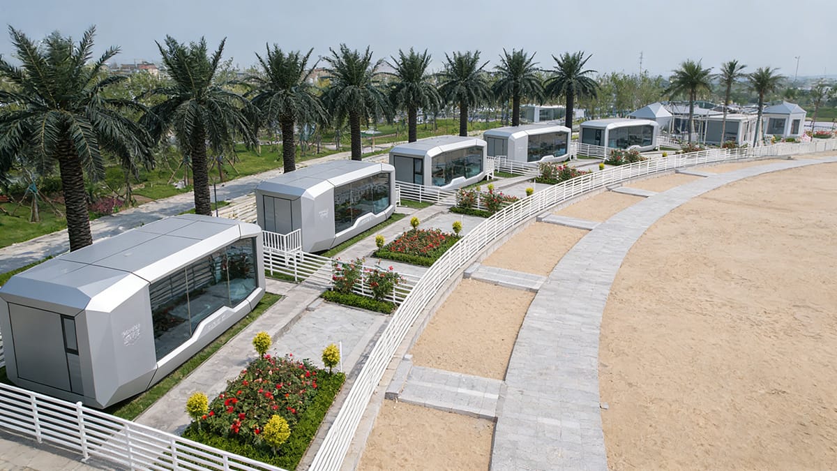 Capsule Houses in Glamping Resorts