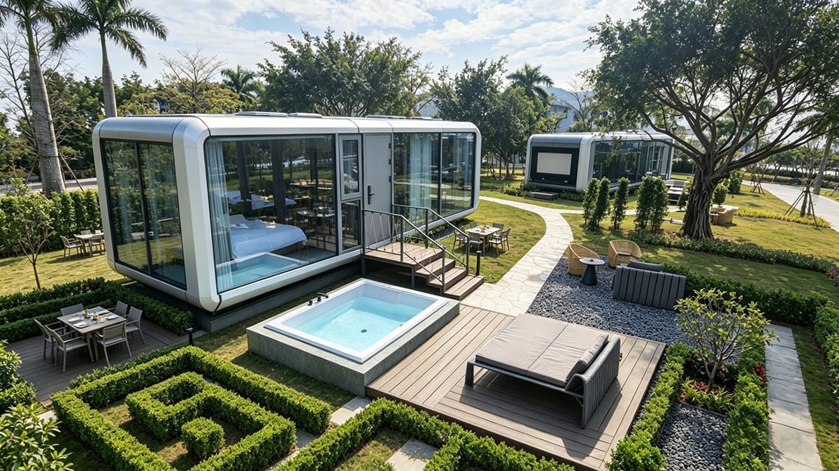 Space Capsule House Features and Designs