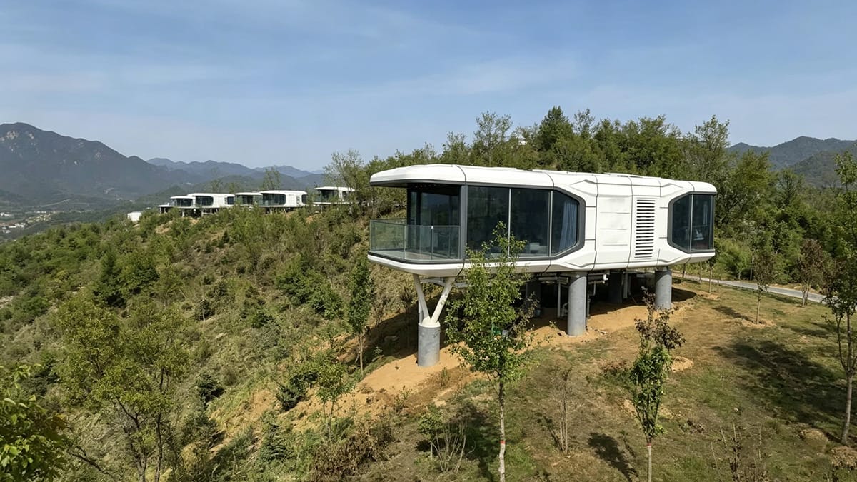 Space Capsule Houses Sustainable and Eco-Friendly