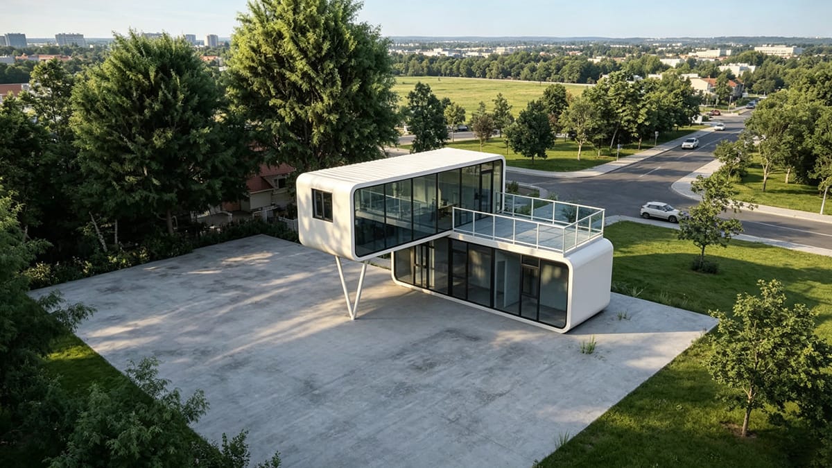 Vertical Capsule Houses